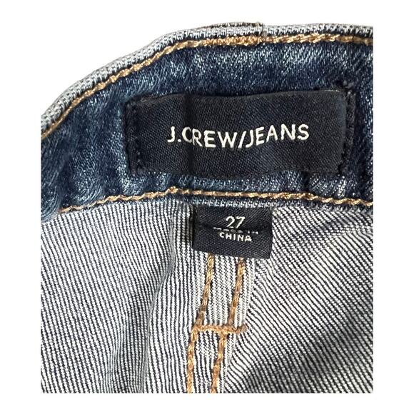 J.Crew J. Crew Vintage Straight Womens Jeans 27 Cropped Distressed - Picture 4 of 8